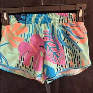 DSG Kids Tropical Athletic Shorts - Blue, Pink, Orange